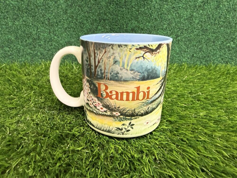 Disney Bambi Thumper Flower Forest Scene Mug Cup Collectible Contemporary